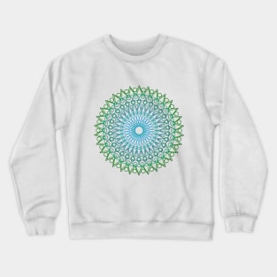 Green mandala Crewneck Sweatshirt